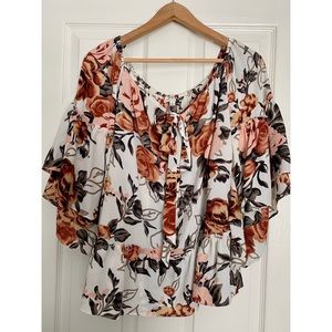 Umgee Floral Blouse